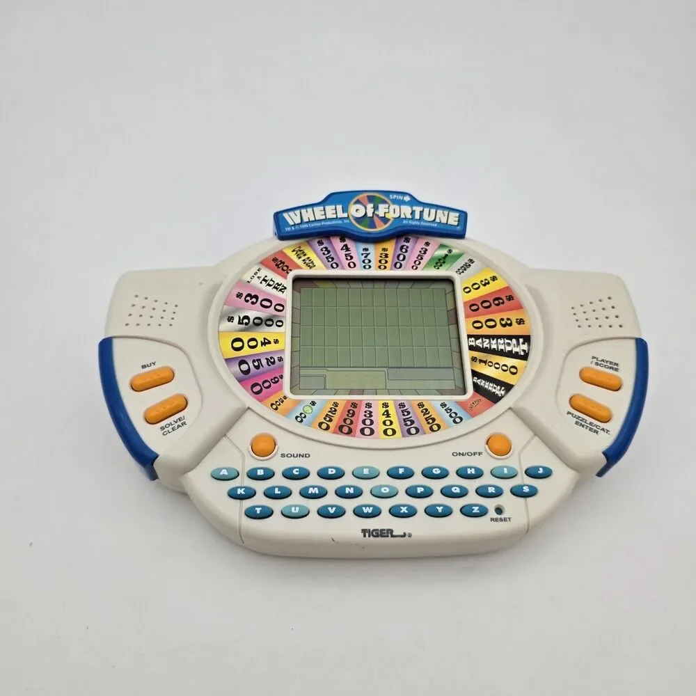 Tiger Electronics Wheel Of Fortune 95 And 98 Handheld Electronic Game WORKS